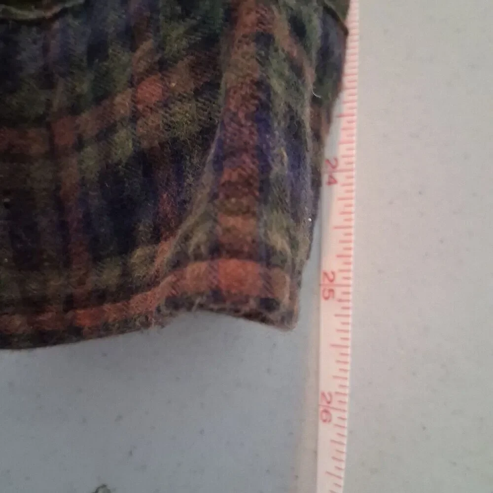 J Crew Brushed Twill Flannel Shirt Men's Plaid Tartan Size M Slim